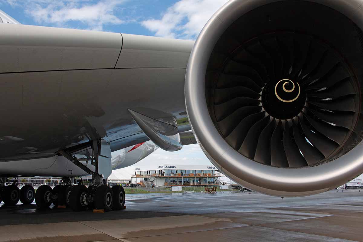 Airbus Emirates A380 auf der ILA Berlin 2018