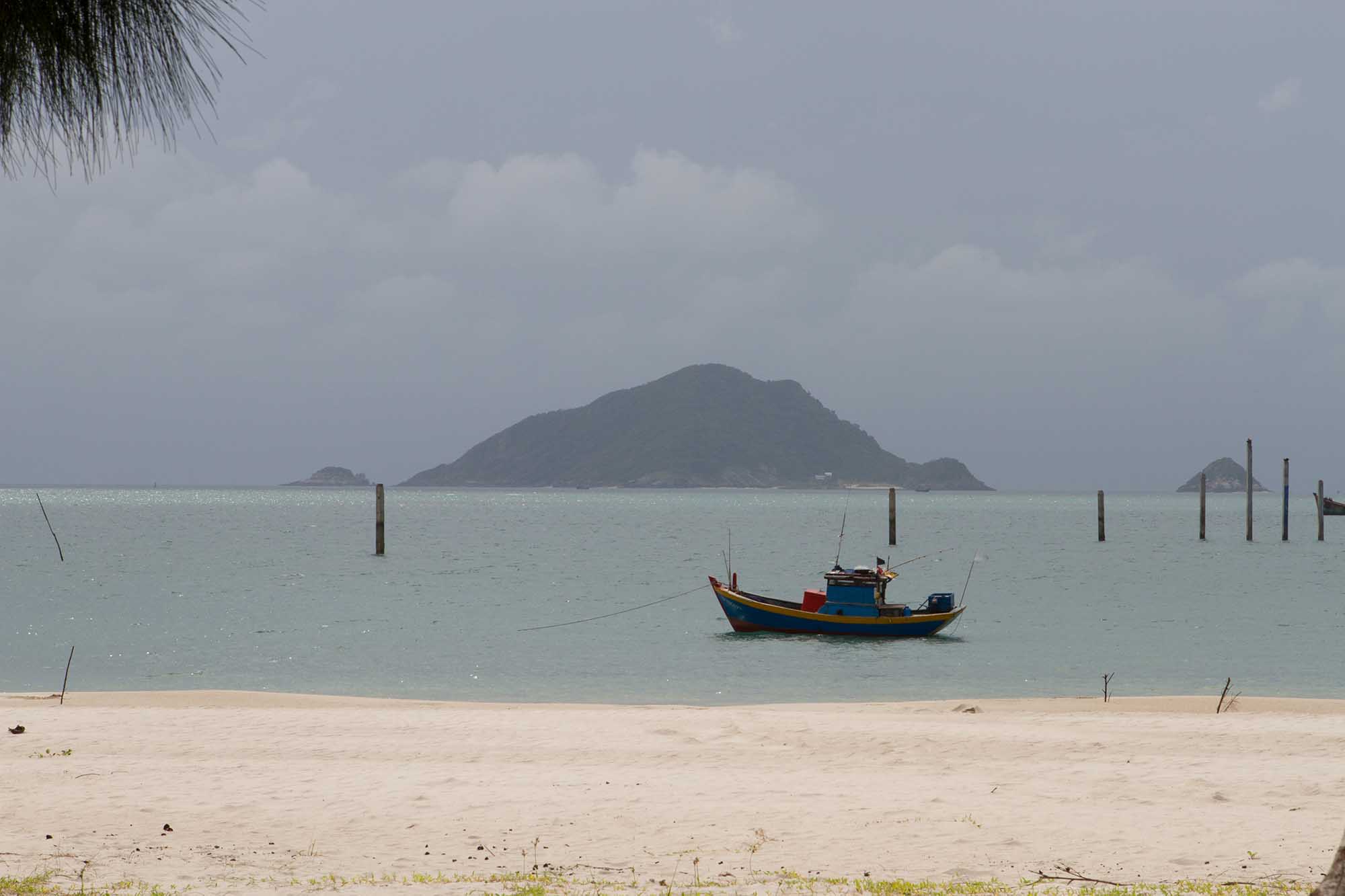 Die vietnamesische Inselgruppe Con Dao: Noch ein Paradies, aber vermutlich nicht mehr lange, denn es werden auf der Hauptinsel kräftig Hotels gebaut. Foto: Ingo Paszkowsky