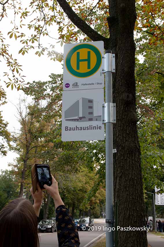 In Dessau gibt es sogar eine Baushaus-Buslinie / Foto: Ingo Paszkowsky