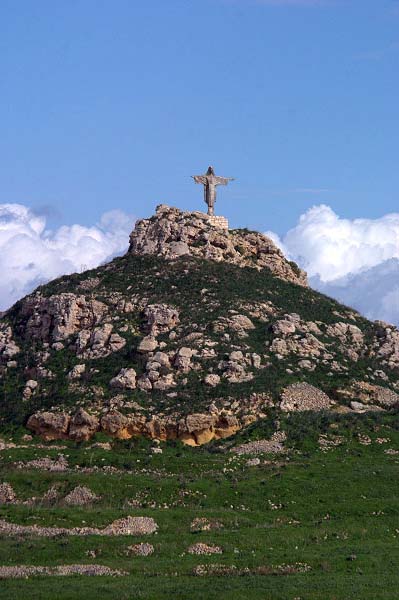 Tas-Salvatur (englisch: Christ the Redeemer, deutsch: Christus der Erlöser) ist eine Statue auf der maltesischen Insel Gozo / Foto: Ingo Paszkowsky