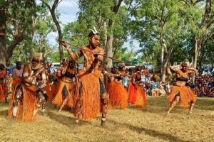 Aborigines-Gemeinden der Cape York-Halbinsel feiern beim „Laura Aboriginal Dance Festival“ drei Tage lang ihre Kultur. Foto: Kerry Trapnell/Tourism Queensland