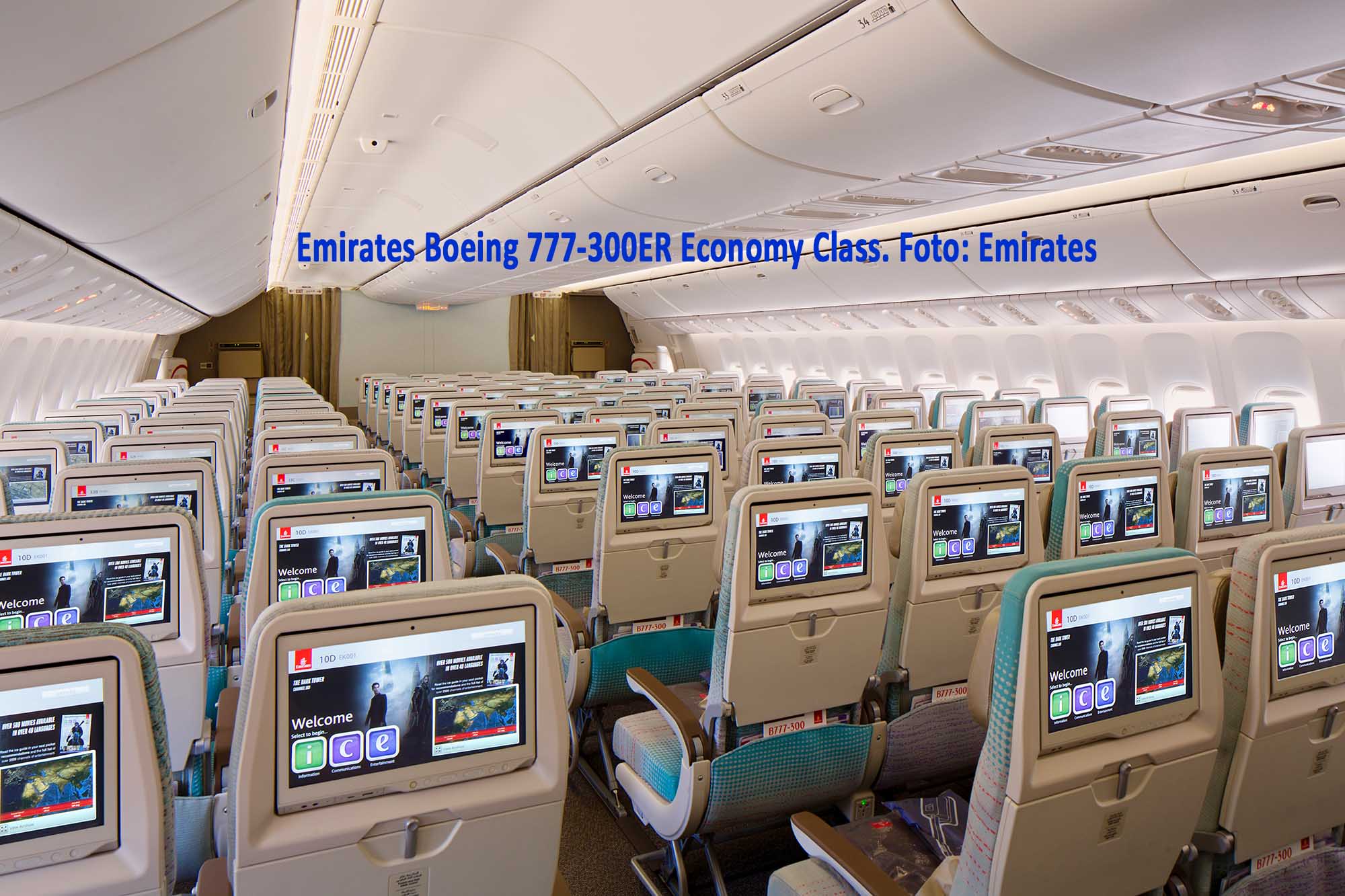 Emirates Boeing 777 300er Penger Capacity Infoupdate