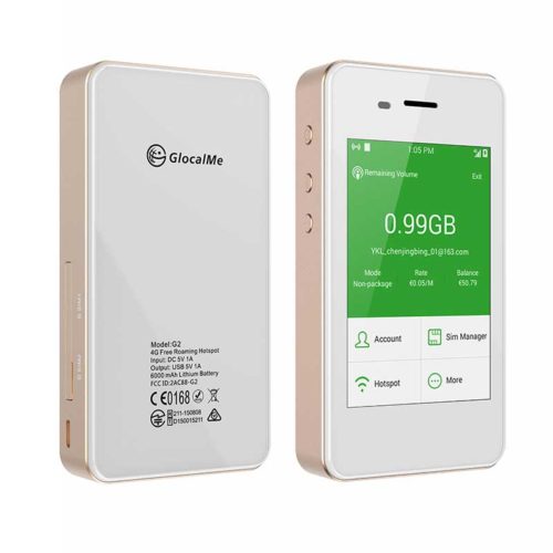 GlocalMe G2: Mobiler WiFi-Router für (fast) alle Mobilfunknetzte