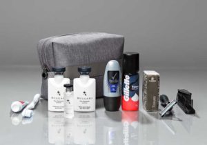 Business Class Amenity Kit für Herren. Foto: Emirates