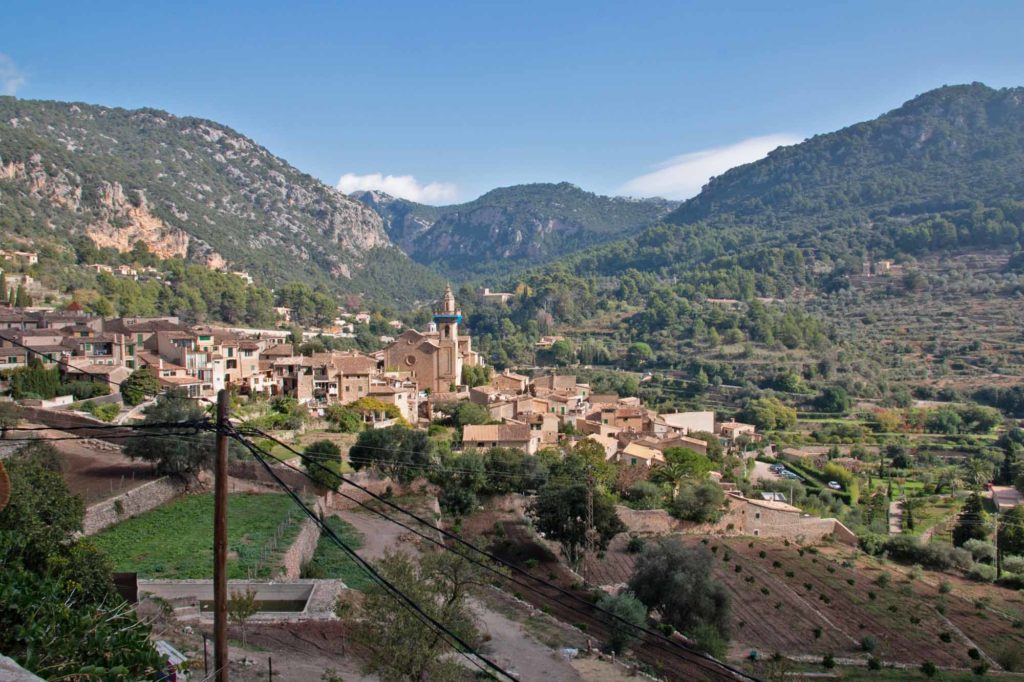 Valldemossa - Aussicht von der Terrasse des Restaurants Troya / Foto: Ingo Paszkowsky