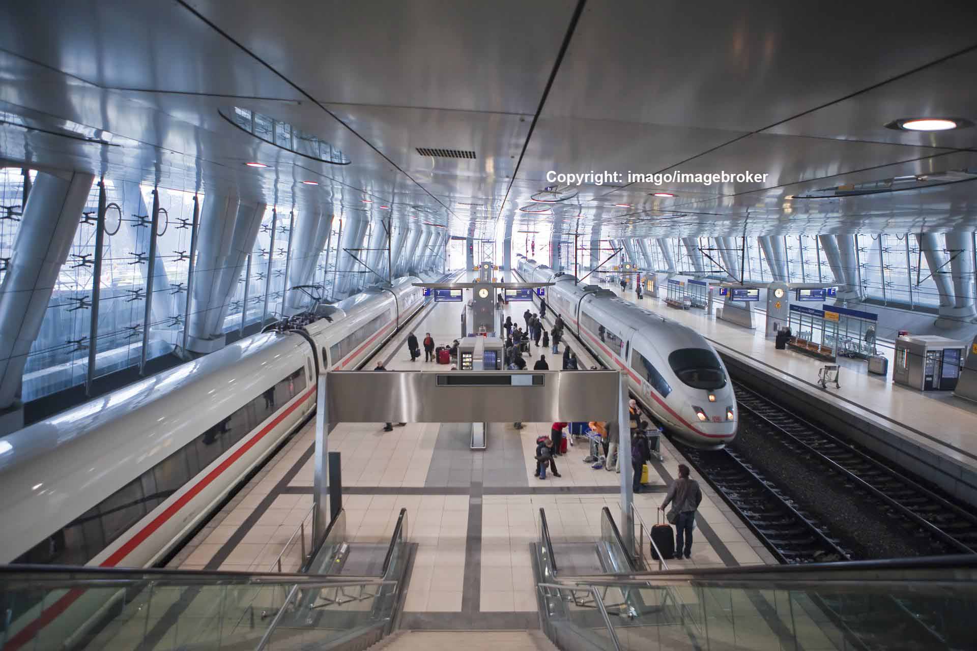 AIRail Terminal im Frankfurter Flughafen / Copyright: imago/imagebroker