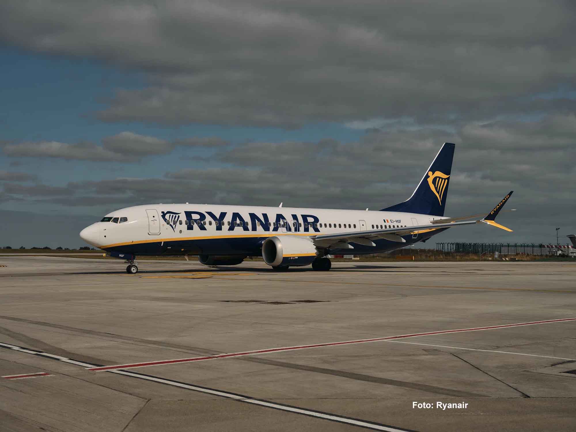 Flugzeug von Ryanair