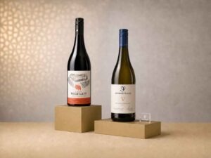 Service an Bord der Emirates-Flugzeuge: Essen, Getränke und Komfort in allen Klassen 15 Flaschen Château Pech-Latt Corbières 2024 und Journey’s End Weather Station Sauvignon Blanc 2025 aus der Emirates Economy Class